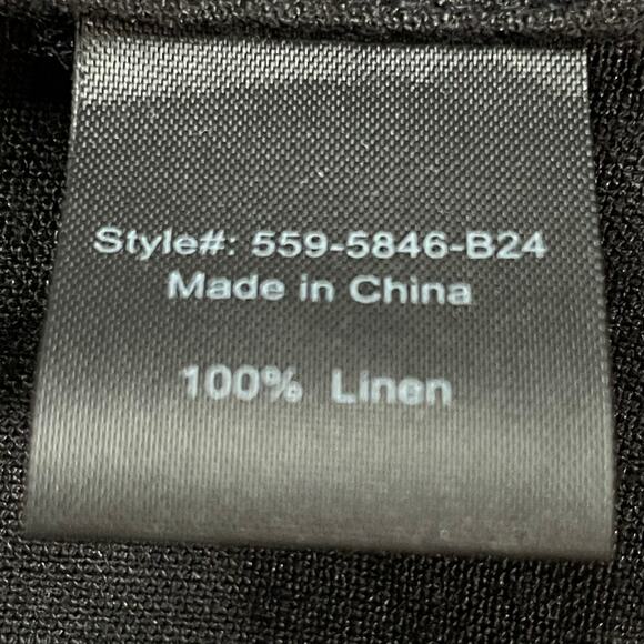 Jenni Kayne Black Linen Day Maxi Dress Size Small - Picture 6 of 6